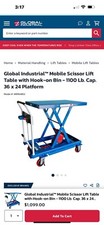 Mobile Scissor Lift Table with