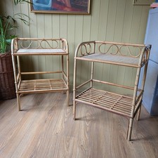 Pair mid century bamboo - of,