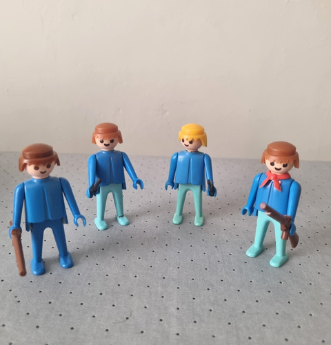 Vintage blue playmobil - 4,