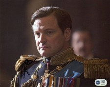 COLIN FIRTH SIGNED PHOTO (2) ALSO ACG CERTIFICATION THE KINGS SPEECH