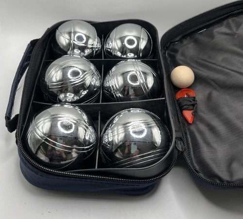 Boules bocce set silver - boules, 6