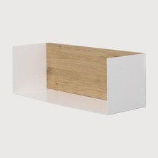 Ethnicraft White Oak / Metal Shelves x 3 / 1 shelf would cost £119 to buy new.