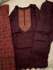 Lightweight Purple Shalwar