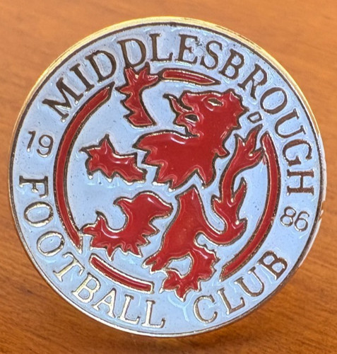 Middlesbrough 1986 enamel - middlesbrough, fc
