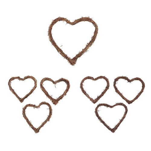 Rustic heart wreaths - heart,