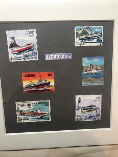 Worldwide stamps hydrofoil