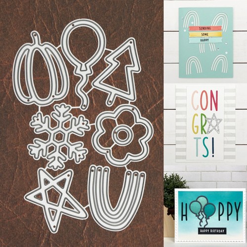 Seasonal icons cutting dies - seasonal,