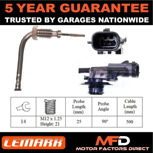 Lemark exhaust gas - gas, temperature