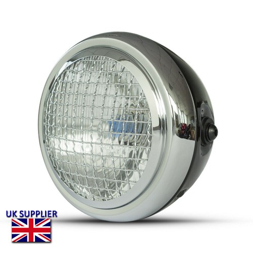 Motorcycle headlight - motorcycle, 6.5"