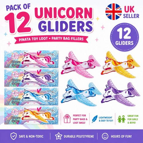 Pack unicorn flying glider - unicorn,