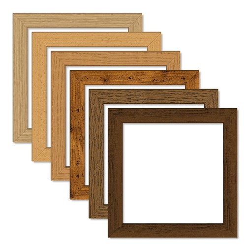 Square wooden style - square,