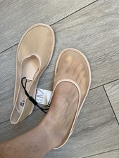 Zara Mesh Sandal Nude Size 5