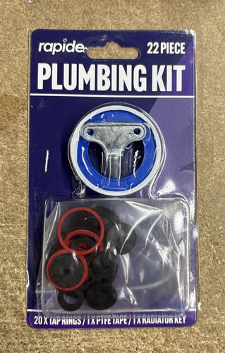 22pc plumbing kit tap washers - tap,