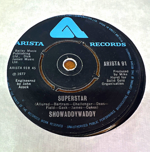 Showaddywaddy superstar - showaddywaddy,