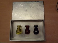 NEW AVON CHRISTIAN LACROIX EDP SET - 3 x 4ml, ROUGE, ABSYNTHE + NUIT/RARE