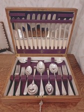 Vintage 46 Pc Silver Plate