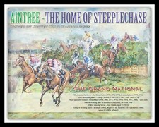 GRAND NATIONAL HORSE RACE RED