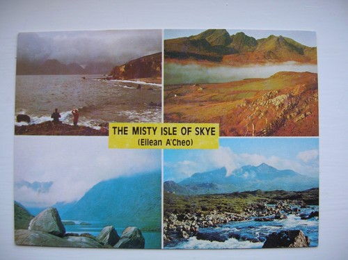 Skye postcard the - -, misty