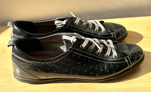 Ecco black patent - ecco, leather