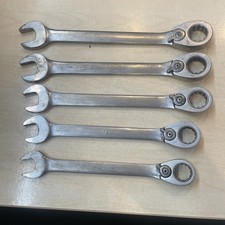 BLUE POINT BY SPAN ON 15mm-19mm COMBINATION RATCHET SPANNER SET