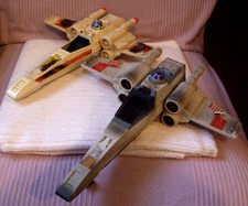STAR WARS "VINTAGE" FIGHTERS (2 x X-WING FIGHTERS) LUCAS FILMS/BOTH INCOMPLETE
