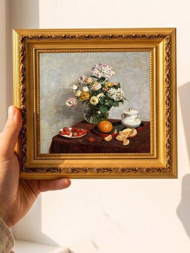 Mixed flower fruit table - mixed,