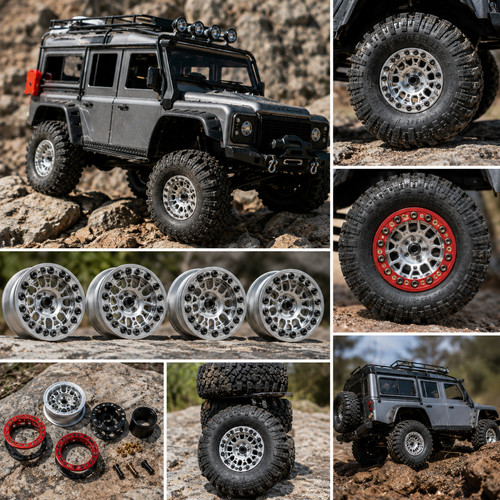 Metal beadlock wheel rim - beadlock,