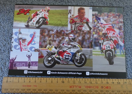 Kevin schwantz rider - card, moto