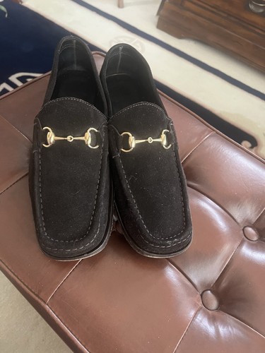 Gucci men brown - brown, suede