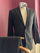 Black And White Chalk Stripe