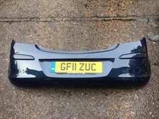 VAUXHALL CORSA D REAR BUMPER WATERWORLD BLUE Z22A 5 DOOR MODEL 2006-2014