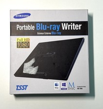 Samsung Portable Slim External USB Blu-Ray DVD Writer Reader SE-506 (never used)