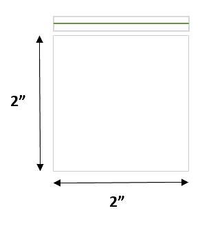 Small clear grip seal self - seal,