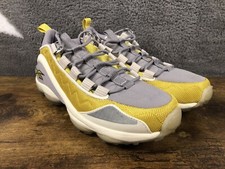 REEBOK,DMX Run 10 Trainers,Rare SAMPLE Pair,Powder Grey Urban Yellow Size UK 4.5