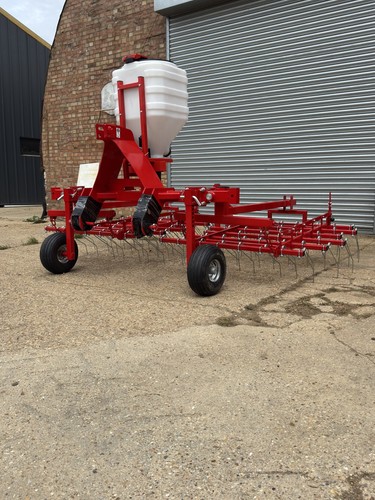 Spring tine harrow grass - spring,