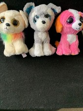SET OF 3 TY BEANIE BABY BOOS— CHEWEY, WHISKERS AND PRECIOUS