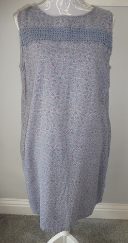Ladies size blue linen mix - blue,