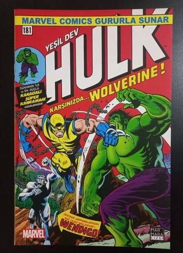 Hulk 181 wolverine - wolverine, wendigo