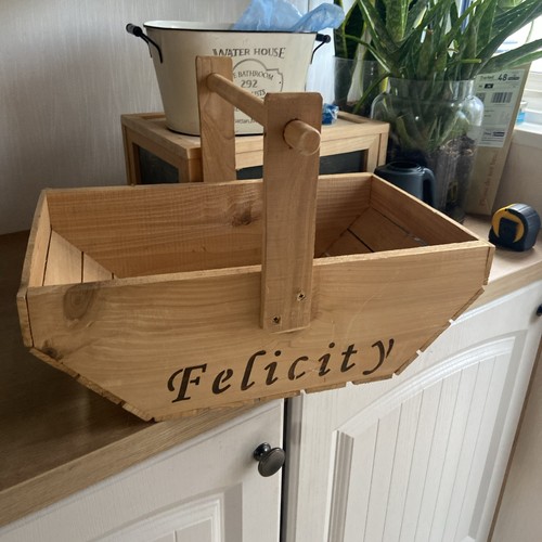 Handmade wooden garden - garden, trug