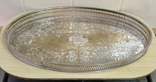 Viners Oval Silver Plated Tray