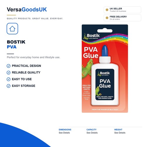 Bostik pva glue 118ml - glue,