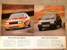 VW POLO G40 ORIGINAL FRAMEABLE WALL ART CAR ADVERT