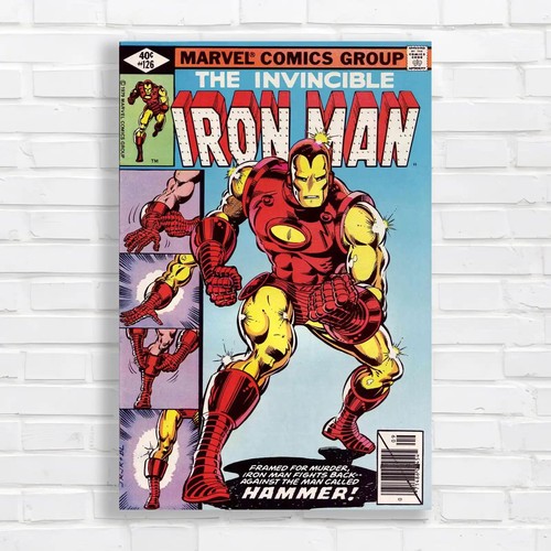 Iconic iron man comic - iron,