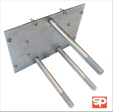 Rear door spare wheel carrier - rear,