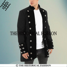 Pirates Frock Coat Black Wool