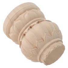  Unfinished Wooden Finials