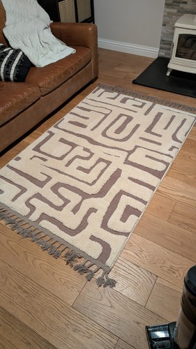 Dunelm taupe rug 120x170cm - rug,