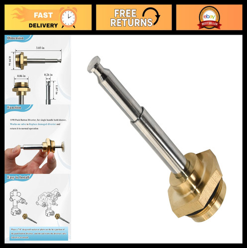 Push button diverter shower - push,