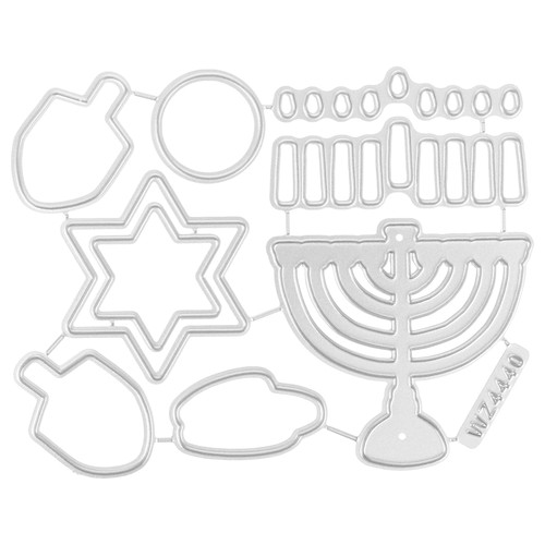 Embossing machine stencil set - embossing,