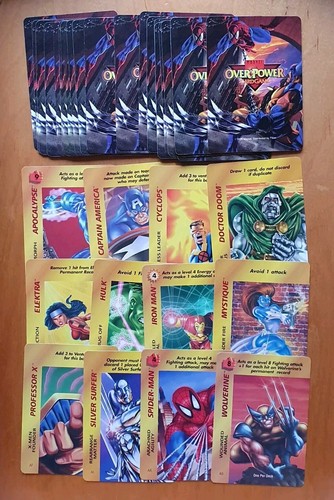 Fleer marvel overpower 1995 - /,